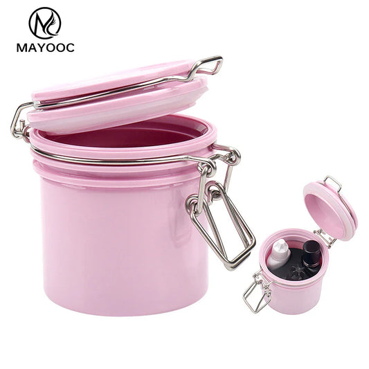 1Pcs Eyelash Glue Storage Tank Container Lash Lifting Individual Adhesive Stand Storage Jar Eyelashes Extension Makeup Tool