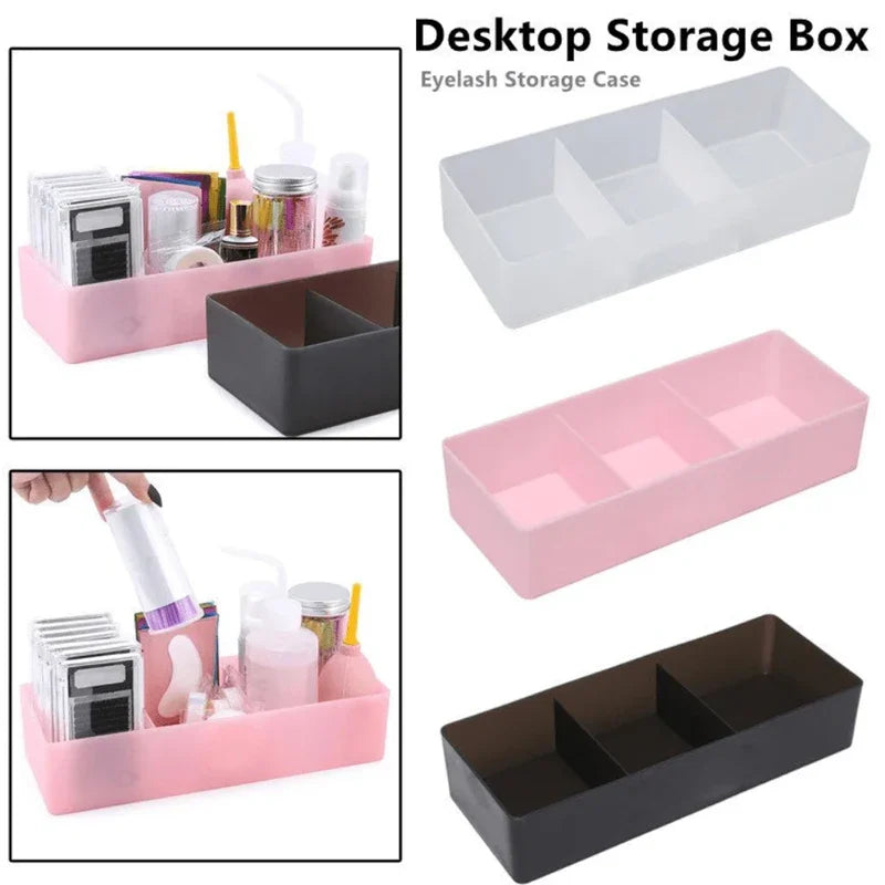 Eyelash Storage Box Large Capacity Eyelash Extension Tweezer Case Exclusively Cosmetic Makeup Tools Storage Box Lash Accessories