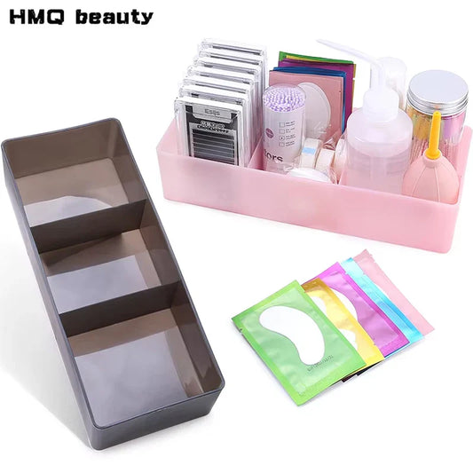 Eyelash Storage Box Large Capacity Eyelash Extension Tweezer Case Exclusively Cosmetic Makeup Tools Storage Box Lash Accessories
