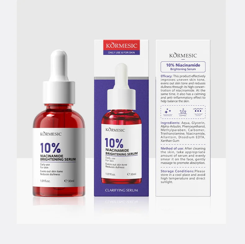 AHA Rejuvenation Niacinamide Brightening Face Serum Hexapeptide Ceramide Panthenol Essence anti Wrinkle Nourishing Skin Care
