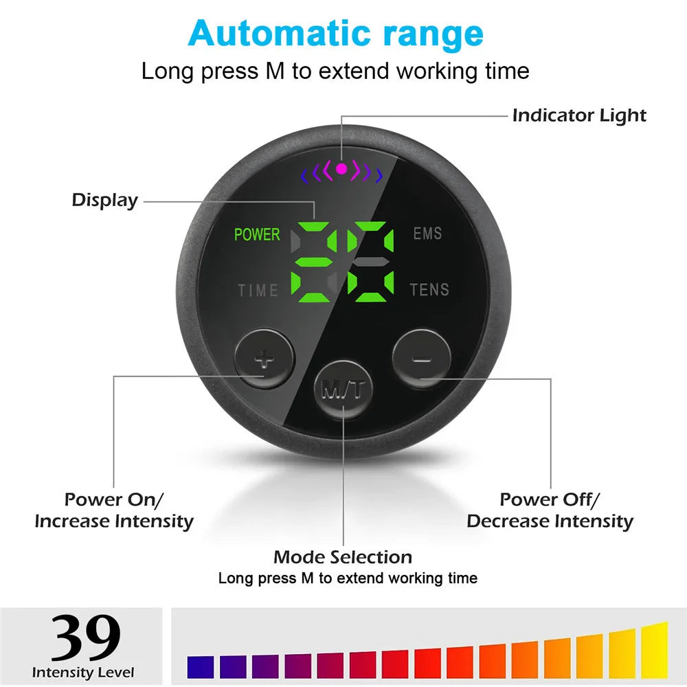 Abdominal Toning Belt EMS Muscle Stimulator Toner Waist Body Slimming Shaping Waist Arm Leg Massage Lose Weight Home Fitness