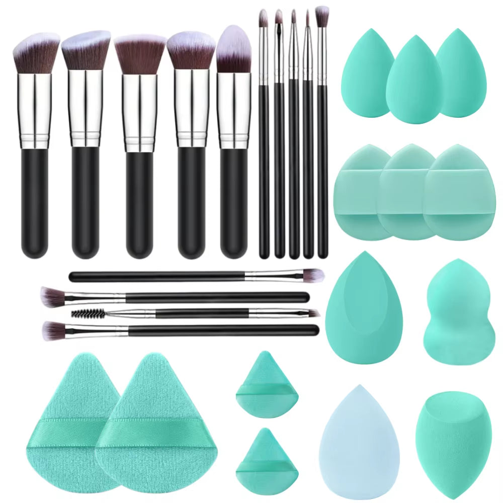 Professional 14PCS Makeup Brushes Set Soft Fluffy Foundation Eyeshadow Concealers Blending Blush Brush Kabuki Women Beauty Tools