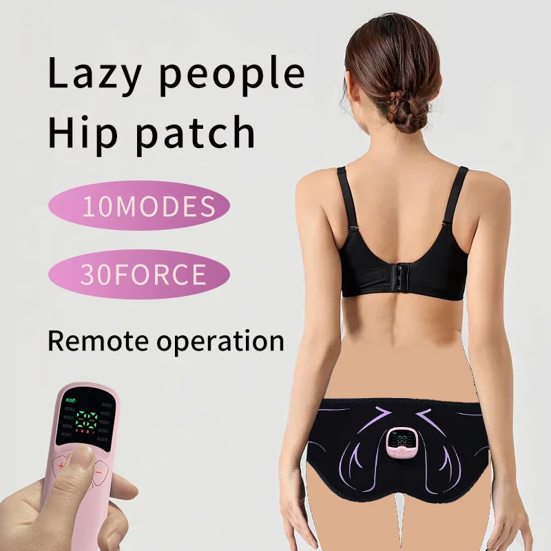 Electric Hips Trainer EMS Butt Muscle Stimulator USB Rechargable Buttocks Lifting Muscle Toner for Fitness Weight Loss Fat Burn