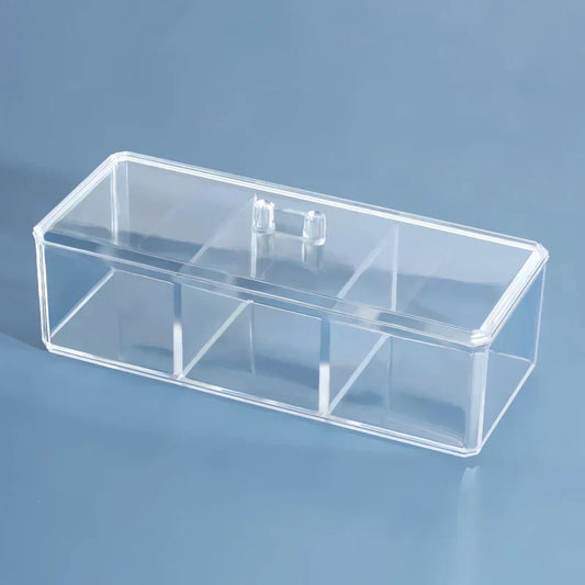 Transparent Eyelashes Extension Tools Storage Box Lashes Accessories Acrylic Desktop Makeup Tool Container Cosmetic Organizer