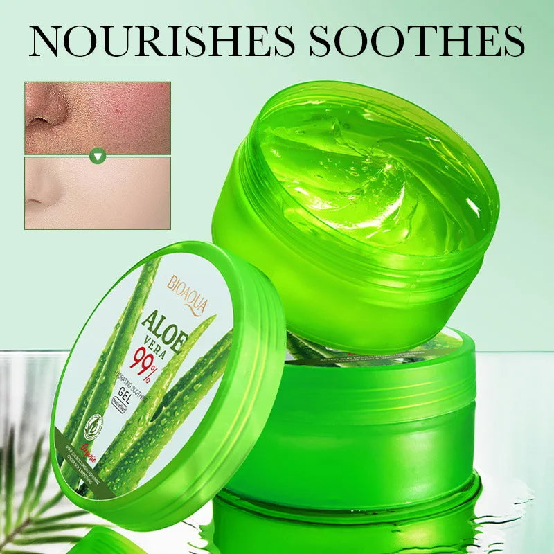 300G BIOAQUA Moisturizing and Soothing Aloe Vera Gel Creams Skin Rejuvenating Hydrating Face Cream Beauty Facial Skin Care