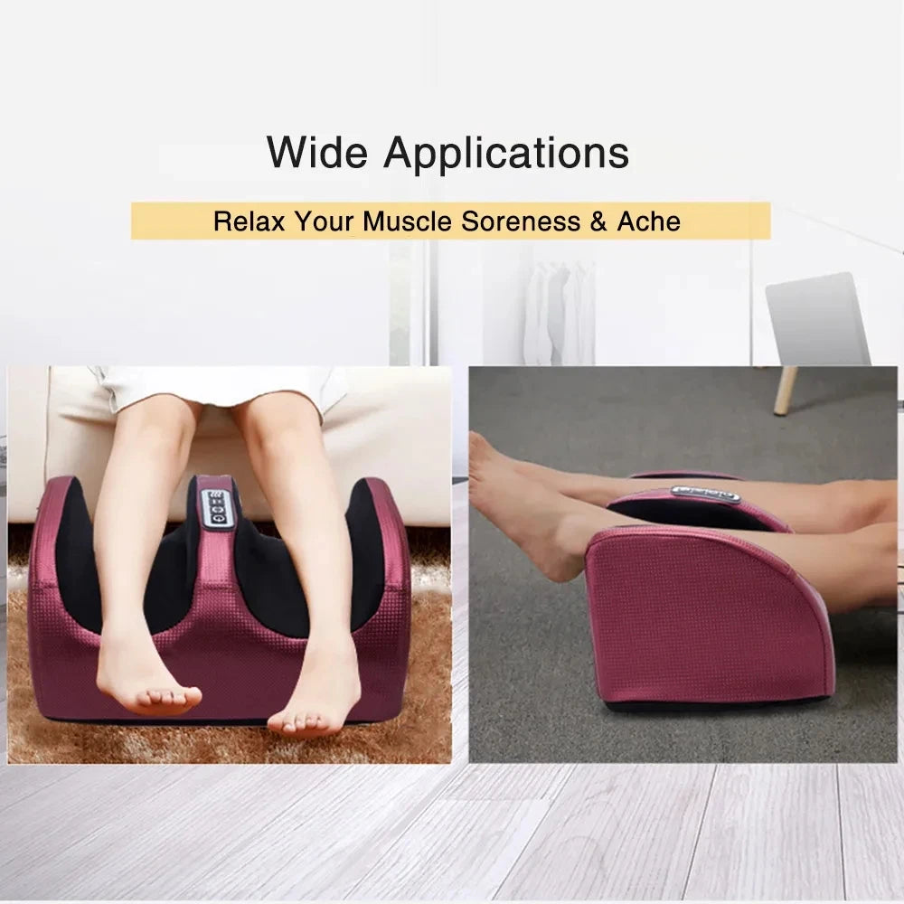  Electric Foot Massager Heating Therapy Shiatsu Kneading Roller Muscle Relaxation Pain Relief Foot Spa Machines