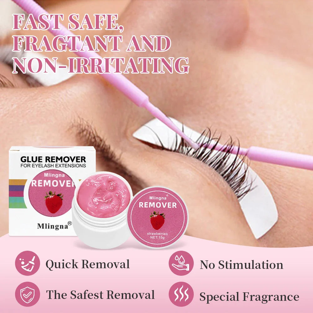 15G Eyelash Glue Lash Extensions Remover Cream Korea Professional Makeup Tools Lash Glue Remover Cream for Eyelash Extension