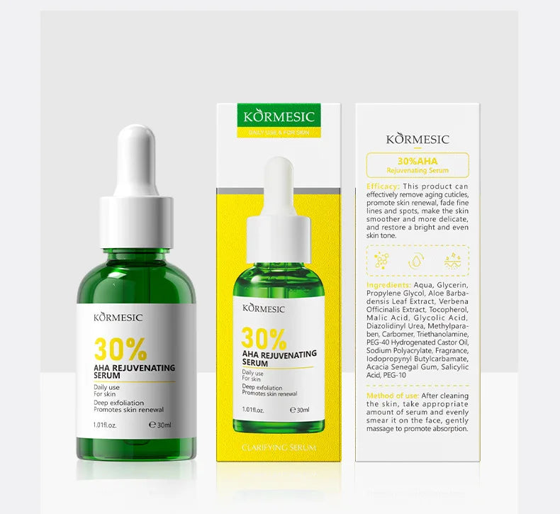 AHA Rejuvenation Niacinamide Brightening Face Serum Hexapeptide Ceramide Panthenol Essence anti Wrinkle Nourishing Skin Care