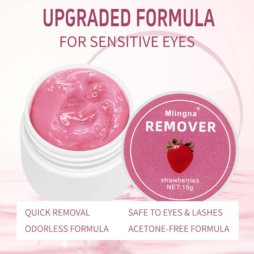 15G Eyelash Glue Lash Extensions Remover Cream Korea Professional Makeup Tools Lash Glue Remover Cream for Eyelash Extension