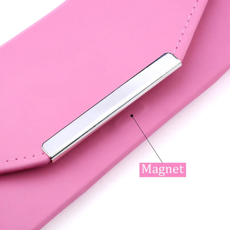 Tweezers Storage Leather Bag Eyelashes Extension Tweezers Storage Box Portable Organizer Case Lashes Accessories Makeup Tools